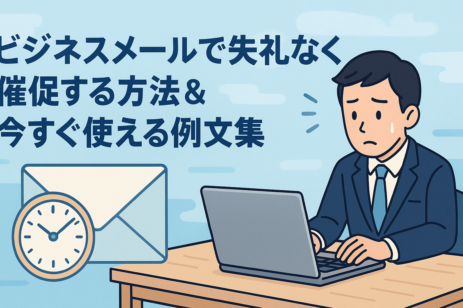 ビジネスメールで失礼なく催促する方法&今すぐ使える例文集【完全版】 | 気になるラボ